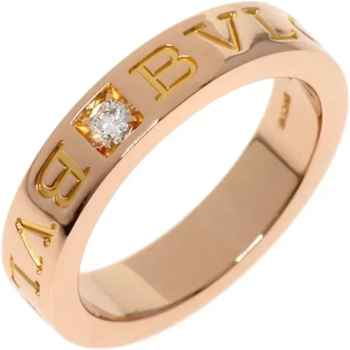 Pre-owned Rose Gold rings , female, Sizes: ONE SIZE - Bvlgari Vintage - Modalova