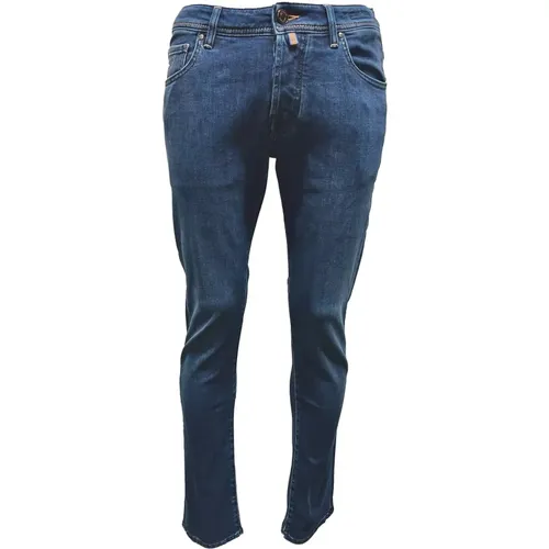 Slim Fit Dark Jeans , male, Sizes: W34, W36, W35 - Jacob Cohën - Modalova