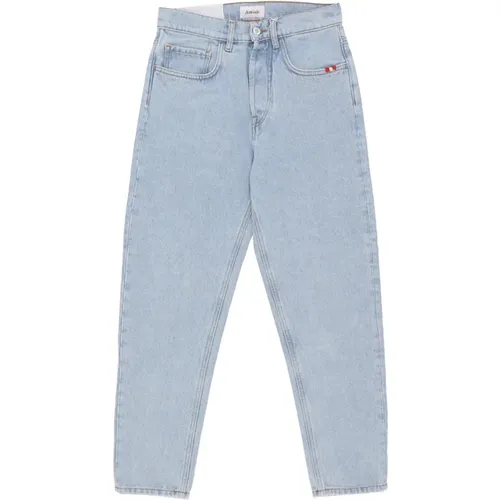 Gebleichte Denim Straight Leg Jeans , Herren, Größe: W36 - Amish - Modalova