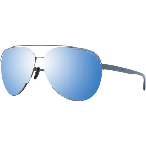 Sunglasses, male, , Size: 66 MM Stylish Sunglasses with Unique Design - Porsche Design - Modalova