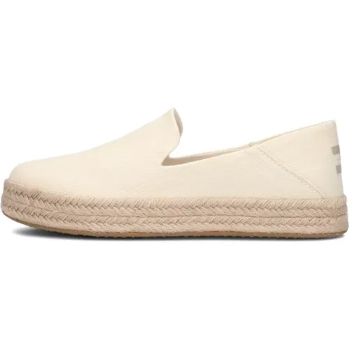 Canvas Espadrilles Carolina , Damen, Größe: 36 1/2 EU - TOMS - Modalova