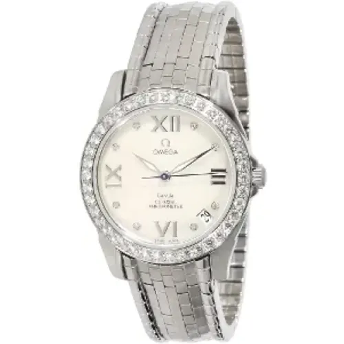 Pre-owned Stainless Steel watches , female, Sizes: ONE SIZE - Omega Vintage - Modalova