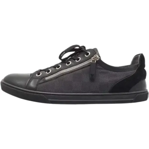 Pre-owned Sneakers, male, , Size: 9 1/2 US Pre-owned Leather sneakers - Louis Vuitton Vintage - Modalova