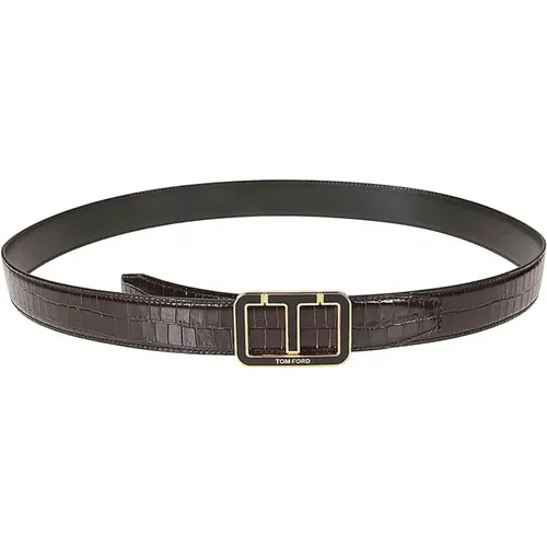 Trendy Belt for Men and Women , Herren, Größe: 100 CM - Tom Ford - Modalova
