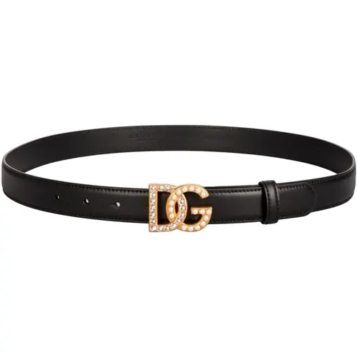 Genuine Leather Belt, Elevate Your Style , female, Sizes: 85 CM - Dolce & Gabbana - Modalova