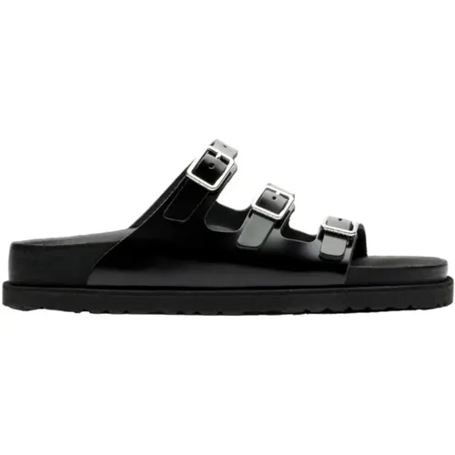 Glänzende Florida Sandale , Damen, Größe: 40 EU - Birkenstock - Modalova