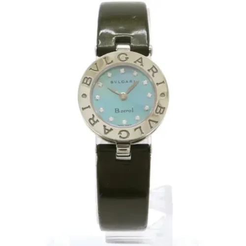 Pre-owned Watches, female, , Size: ONE SIZE Pre-owned Leather watches - Bvlgari Vintage - Modalova