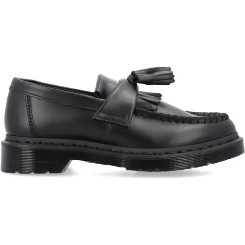 Loafers, male, , Size: 8 US Closed Loafers with Fringe Detail - Dr. Martens - Modalova