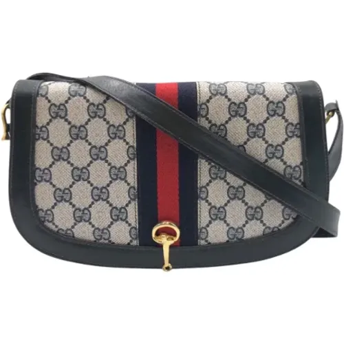 Pre-owned Cross Body Bags, female, , Size: ONE SIZE Pre-owned Canvas crossbody-bags - Gucci Vintage - Modalova