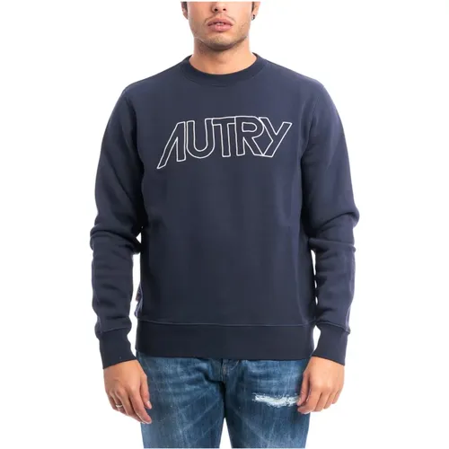Classic Crewneck Sweatshirt , male, Sizes: XL - Autry - Modalova