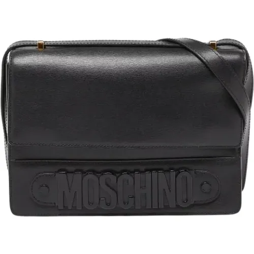 Pre-owned Leather shoulder-bags , female, Sizes: ONE SIZE - Moschino Pre-Owned - Modalova