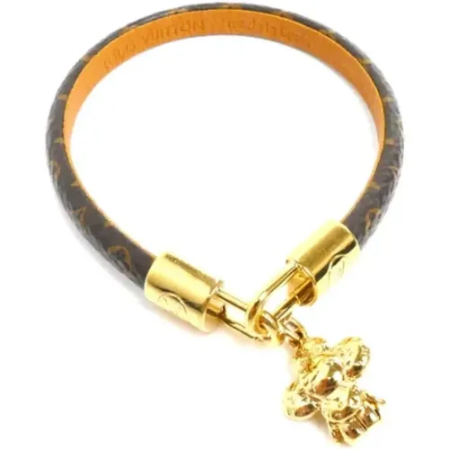 Pre-owned Jewellery, female, , Size: ONE SIZE Pre-owned Leather bracelets - Louis Vuitton Vintage - Modalova