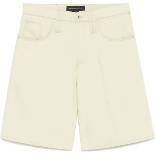 Casual Shorts, male, , Size: M Light Casual Shorts - Federico Cina - Modalova