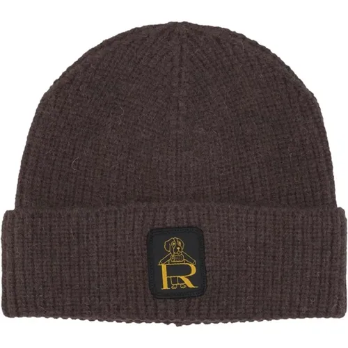 Beanies, male, , Size: ONE SIZE Ribbed Knit Beanie Hat - RefrigiWear - Modalova