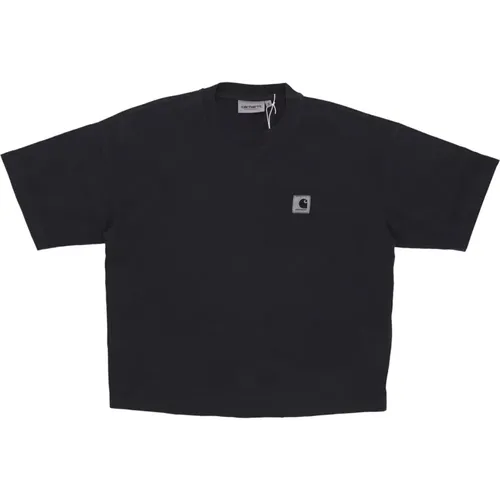 Schwarzes Nelson Tee Streetwear Shirt , Damen, Größe: M - Carhartt WIP - Modalova