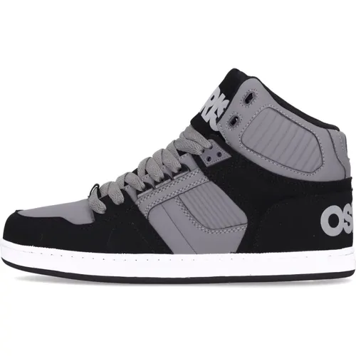 Sneakers, male, , Size: 9 US High Skate Shoes /Grey/White - Osiris - Modalova