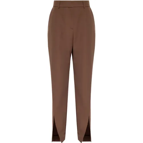 High-rise trousers , female, Sizes: S, M, L - Balmain - Modalova