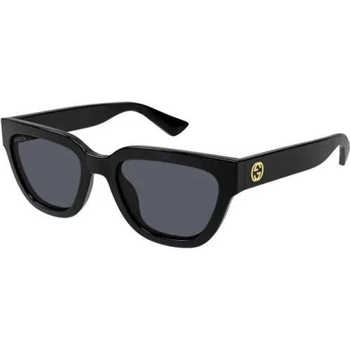 Square Frame Sunglasses Gg1578S Linea GG Logo , female, Sizes: 54 MM - Gucci - Modalova