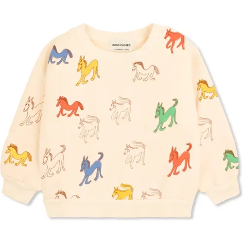 Sweatshirt mit Pferdemotiv - Bobo Choses - Modalova