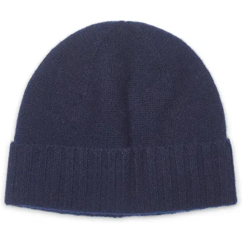 Beanies, male, , Size: ONE SIZE Howard Fred Cashmere Beanie Navy - Howard London - Modalova