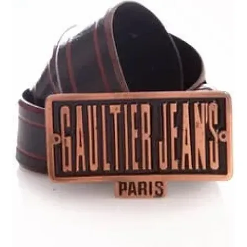 Pre-owned Belts, male, , Size: ONE SIZE Pre-ownedLeatherbelts - Jean Paul Gaultier Pre-owned - Modalova