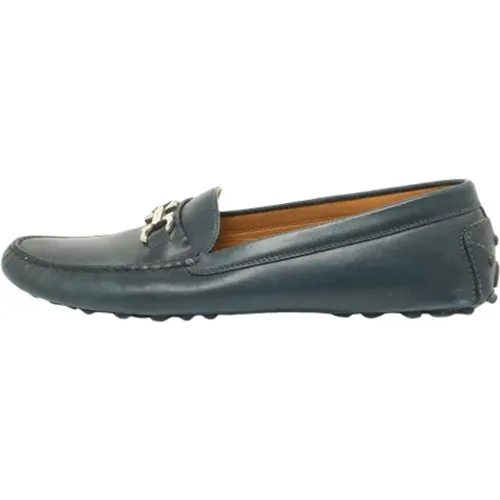 Pre-owned Flats, female, , Size: 9 US Pre-owned Leather flats - Salvatore Ferragamo Pre-owned - Modalova