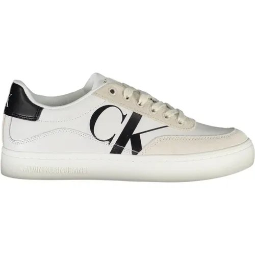 Sneakers, female, , Size: 8 US Sporty Sneakers with Contrast Details - Calvin Klein - Modalova