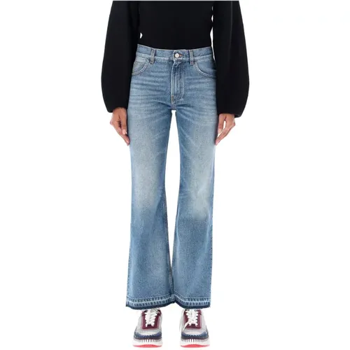 Flared Denim Jeans , female, Sizes: W26, W27 - Chloé - Modalova