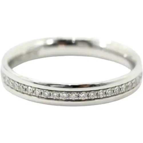 Pre-owned Jewellery, female, , Size: ONE SIZE Pre-owned White Gold rings - Tiffany & Co. Pre-owned - Modalova