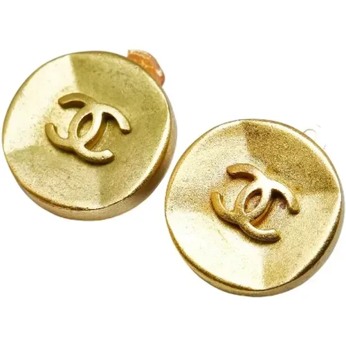 Pre-owned Jewellery, female, , Size: ONE SIZE Pre-owned Metal earrings - Chanel Vintage - Modalova