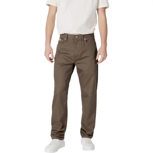 Straight Trousers, male, , Size: W31 L32 Classic Comfort Cotton Pants - Calvin Klein Jeans - Modalova