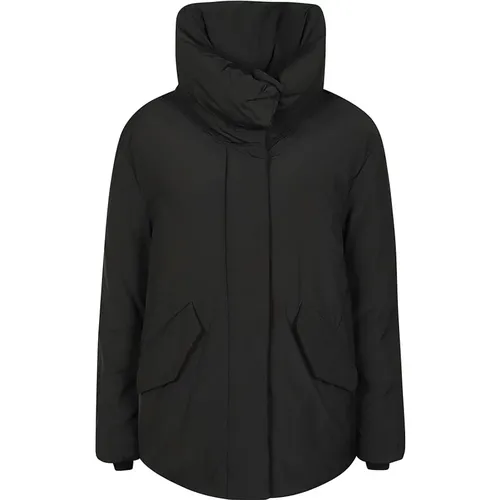 Luxus Kokon Jacke , Damen, Größe: M - Woolrich - Modalova