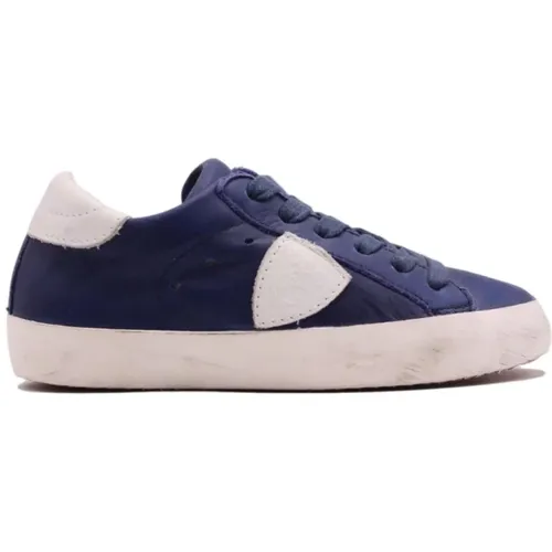 Paris Junior Blaue Sneakers - Philippe Model - Modalova