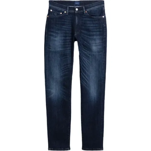 Active-Recover Maxen Slim-Fit Jeans , male, Sizes: W38 - Gant - Modalova