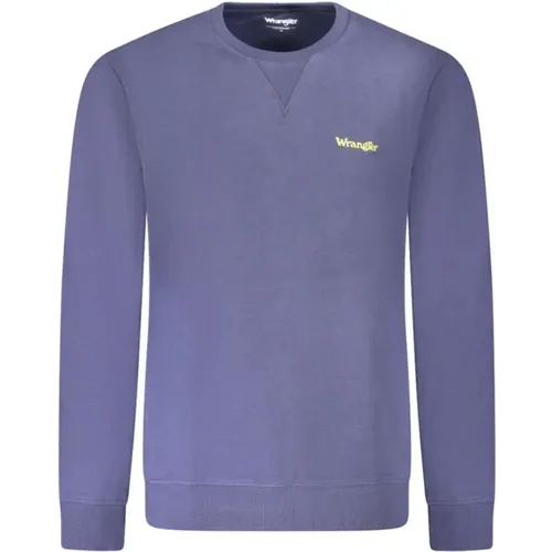 Sweatshirts, male, , Size: S Crew Neck Sweatshirt Classic Style - Wrangler - Modalova