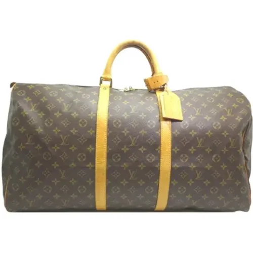 Pre-owned Weekend Bags, female, , Size: ONE SIZE Pre-owned Canvas louis-vuitton-bags - Louis Vuitton Vintage - Modalova