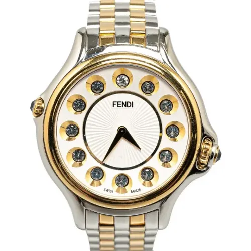 Pre-owned Watches, female, , Size: ONE SIZE Pre-owned Metal watches - Fendi Vintage - Modalova