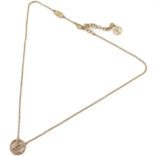 Pre-owned Jewellery, female, , Size: ONE SIZE Pre-owned Metal necklaces - Louis Vuitton Vintage - Modalova