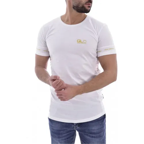 T -Shirt 100% Coton , Herren, Größe: XL - Goldenim paris - Modalova