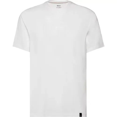 T-Shirts , Herren, Größe: L - Boggi Milano - Modalova