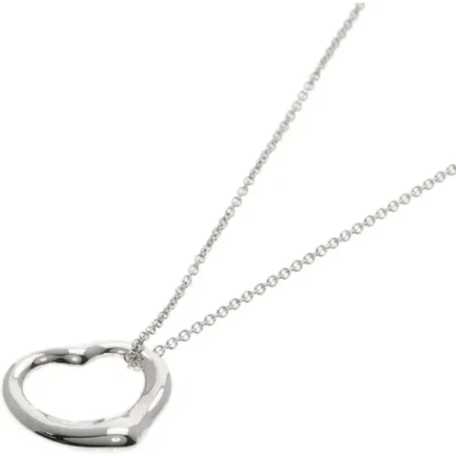 Pre-owned Jewellery, female, , Size: ONE SIZE Pre-owned Silver necklaces - Tiffany & Co. Pre-owned - Modalova