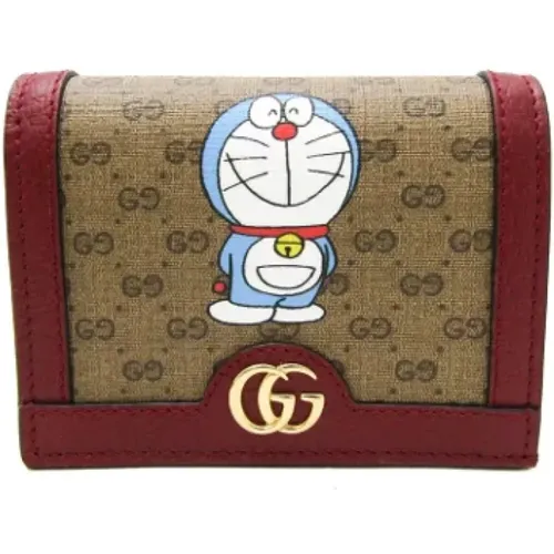 Pre-owned Wallets, unisex, , Size: ONE SIZE Pre-owned Leather wallets - Gucci Vintage - Modalova