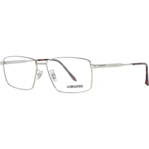 Glasses, male, , Size: ONE SIZE Gold Men Optical Frames - Longines - Modalova