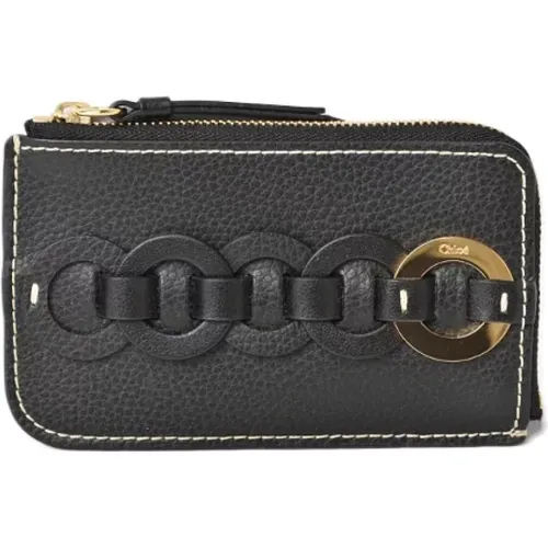 Pre-owned Wallets, female, , Size: ONE SIZE Pre-owned Leather wallets - Chloé Pre-owned - Modalova