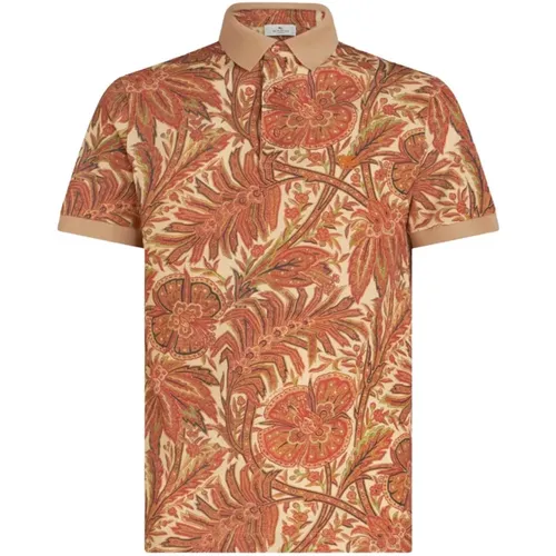 Paisley Foliage Polo Shirt , male, Sizes: XL - ETRO - Modalova