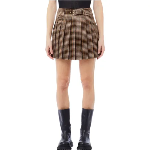 Short Skirts, female, , Size: S Mini Pleated Skirt - Liu Jo - Modalova