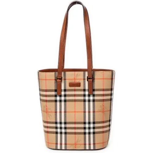 Pre-owned Tote Bags, female, , Size: ONE SIZE Pre-owned Canvas totes - Burberry Vintage - Modalova