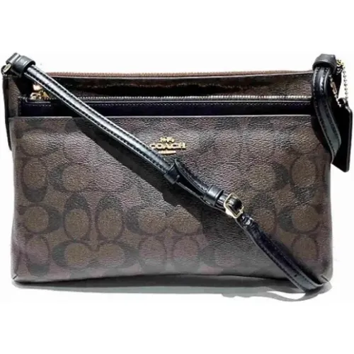 Pre-owned Cross Body Bags, female, , Size: ONE SIZE Pre-owned Canvas shoulder-bags - Coach Pre-owned - Modalova