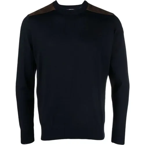 Wool Crewneck Sweater , male, Sizes: 3XL, 2XL, XL - PAUL & SHARK - Modalova