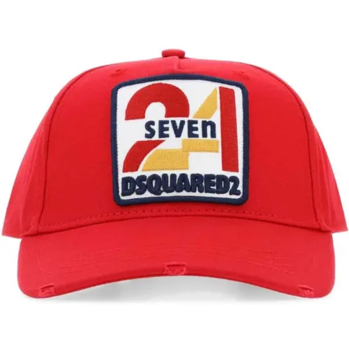Stylische Kappe für modebewusste Männer , Herren, Größe: ONE Size - Dsquared2 - Modalova